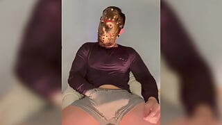 Jason's Neitan Wanking Until He Cums Hard (σόλο με Full Mask)