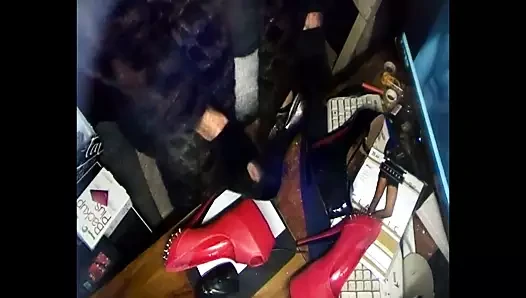 Cum üzerinde yüksek topuklu mix 159