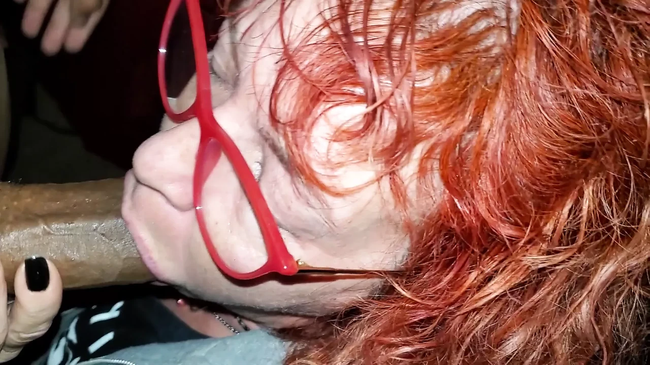 Redhead mature sucks BBC