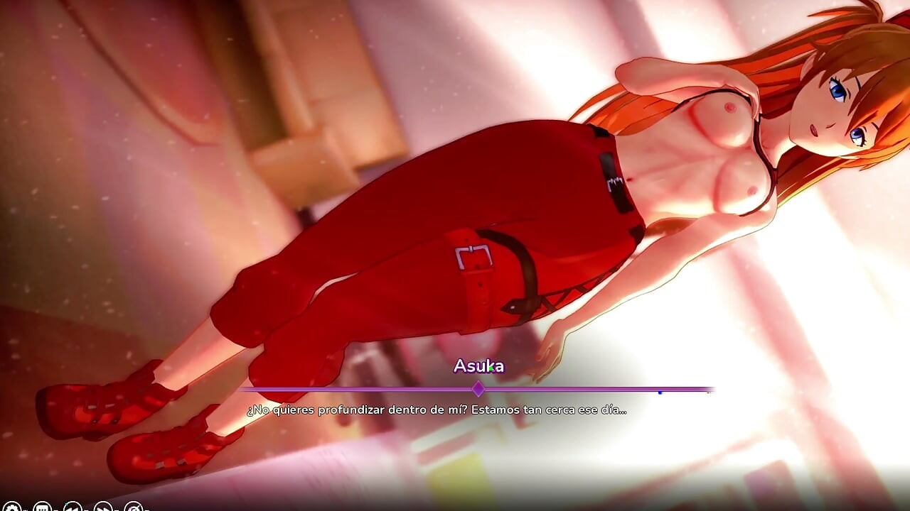 Fantezia mea hentai - Înțelegerea cu Asuka de la Evangelion pentru a-i fut vaginul roz