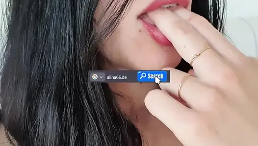 Sert anal parmaklama seansı öncesi parmaklarımı emiyor (31 talimatı)
