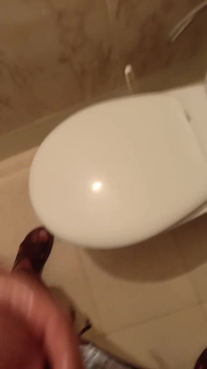 mastubrition in bathroome