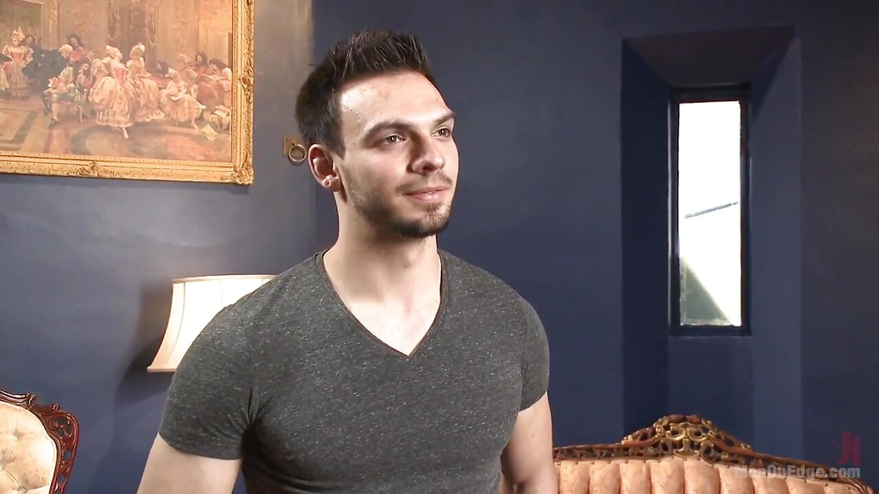 Muscular Stud, Jason Maddox, Begs to Cum in Bondage for the First Time