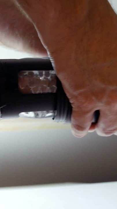 My husband and his big dick are trying Sohimi automatic male masturbator ! Nice cumshot :) SOHIMI !! | Clip 1