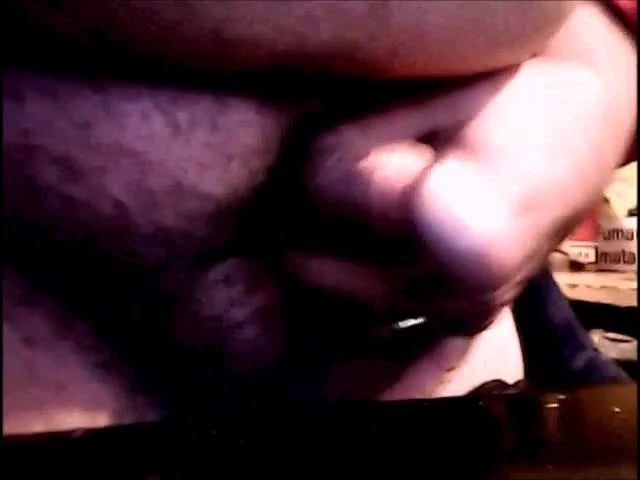spanish horny hairy bear wanking