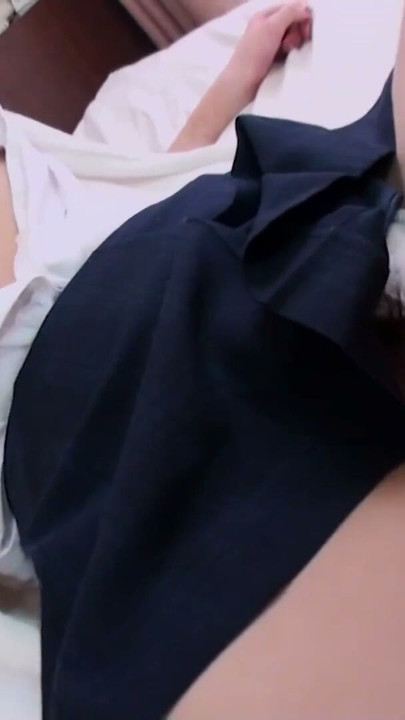 Hottie wears a cute uniform while getting her hairy pussy drilled | Clip 1