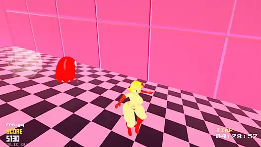 Pacman ghosts beni hep birlikte sikmeye karar veriyor, ağızlarında spermim için kavga ediyor