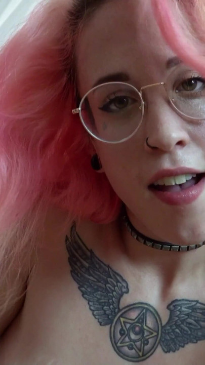 Emotional moment from "Small German Punk Teen Lilyan at Hard Privat Porn with Huge Cock Guy"