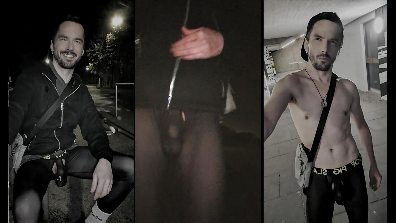 Šetnja gradom u prozirnim tajicama (Bulge Meggings)