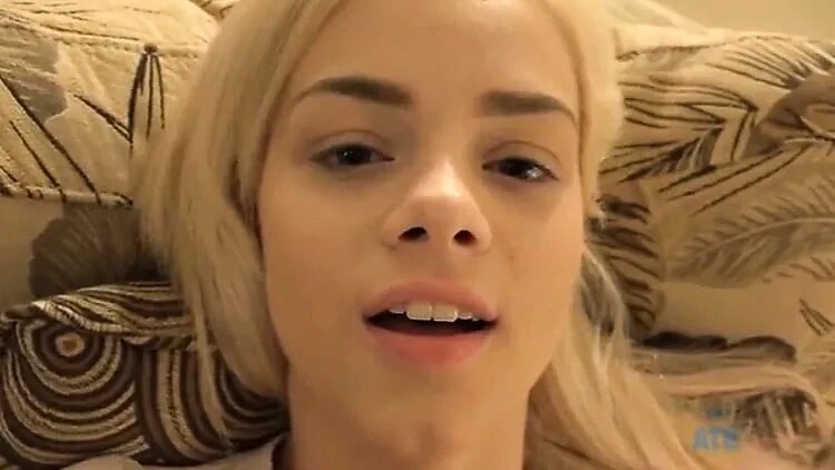 Little cute blonde with a big pussy.