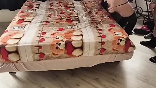 Super männertrio und eine heiße latina