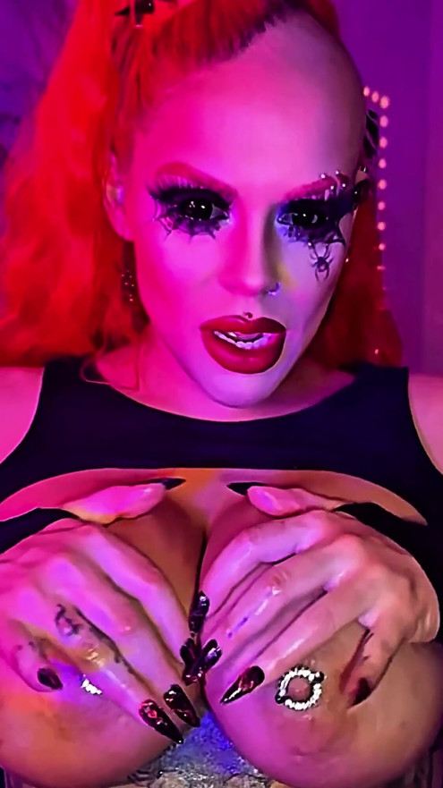 4K Ruined by the Spider Queen Filthy Strip to JOI