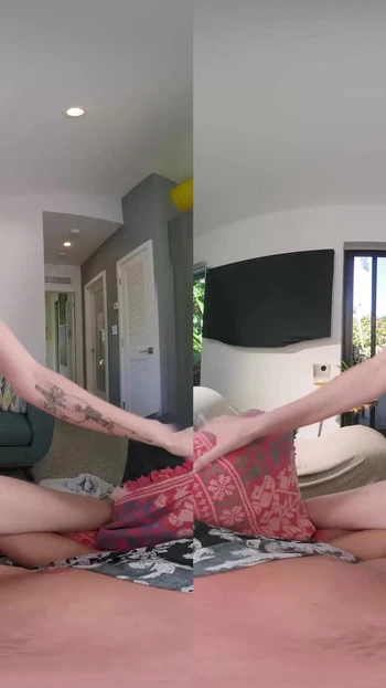 Emotional moment from "BaDoinkVR Miss Lucy Foxx Is So Kinky And Feisty That It Surprised You"