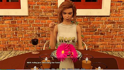 Haley Story # 14 - Adriana und Haley hatten einen sexy moment am pool ... Johannes fickte Adriana.