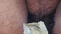 Desi boy masterbation with condom hairy pussy cumshot  crempie  indian sex desi sex desi chudai indian chudai lund  or chut