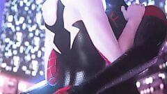 Spider Gwen fue azotada por Spiderman