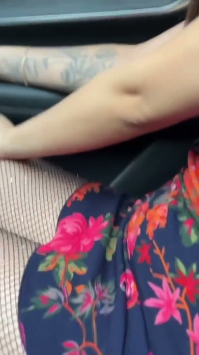 Road head leads to Hitchhiker sex with this brunette | Clip 2