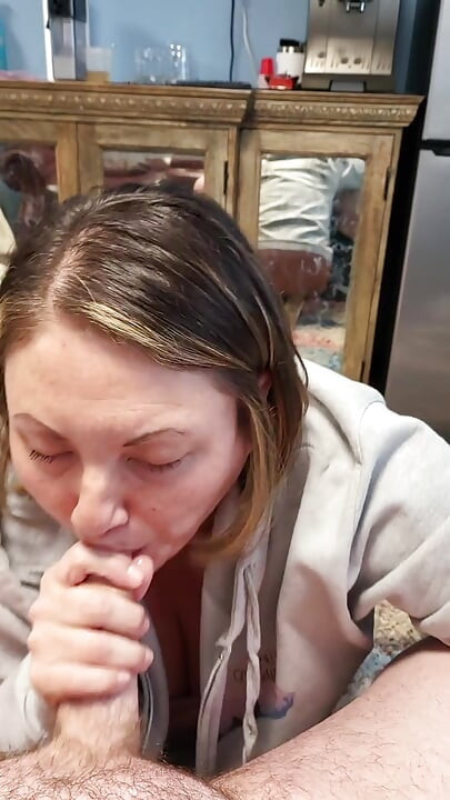 Works so hard for the cum beautiful passionate sexy milf loves cum and cumming cums again and again sucking his cock so good
