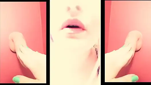 Your Girlfriend Caught You Looking at Porn so She Spits on You and Slaps Your Bonner Down No Talking