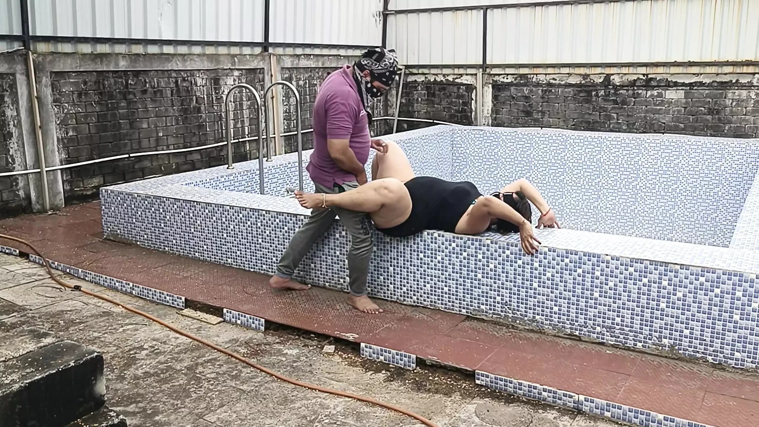 Indian Telugu Romantic Couple Enjoying Sucking Doggy Style Hard-core Fucking In Swimming Pool Telugu-Fuckers
