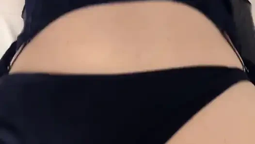 Kejutan ngentot pasangan asli gaya doggy sampai dicrot di mulut