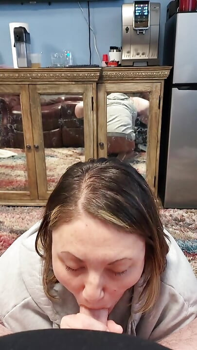 Works so hard for the cum beautiful passionate sexy milf loves cum and cumming cums again and again sucking his cock so good