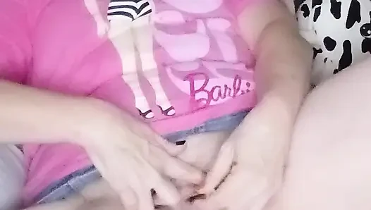 Komm, wichs mit mir! Heiße MILF bBW reibt einen aus und kommt hart!