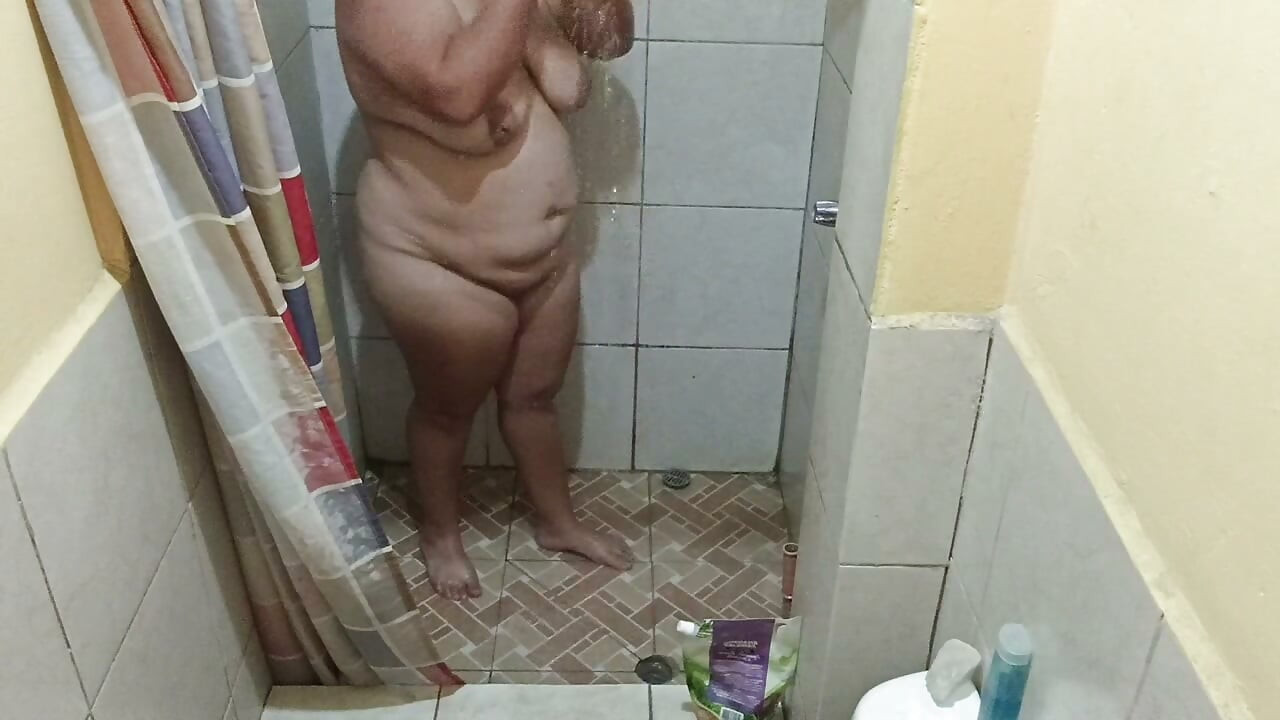 This shower ended up being very hot because my breasts felt so good.