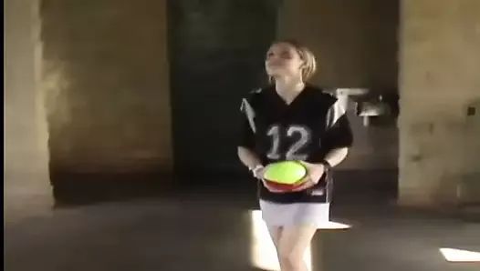 I want to play football with you