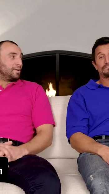 Key moment from "Randy Teens Whip Out Their Stepfathers' Cocks And Suck Them Side By Side Before Hopping On Top Of Them For"