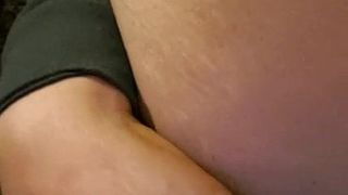 Shaved pussy play from Miss Big Pussy