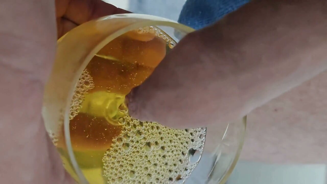 Macro Long Foreskin Piss