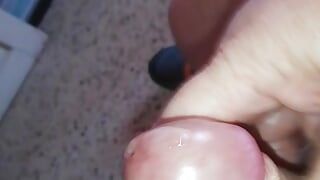 Close-up cumshot