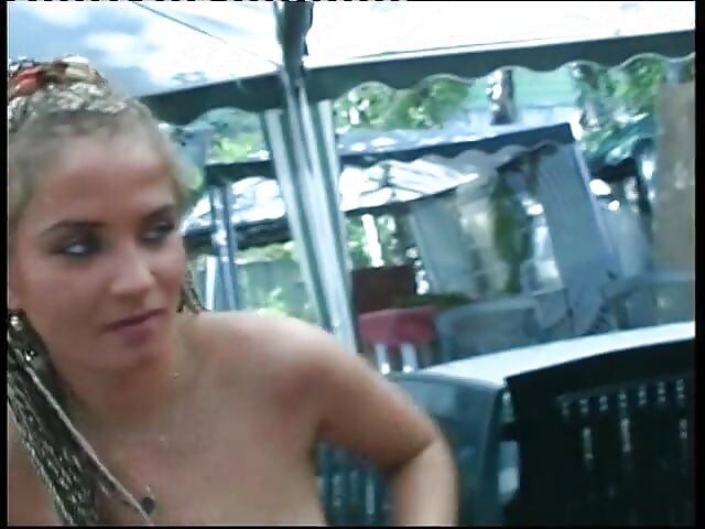 Unleashed young girl fingering her pussy sucks a big cock