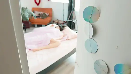 My Soft Feet Jerked Stepbro Dry!