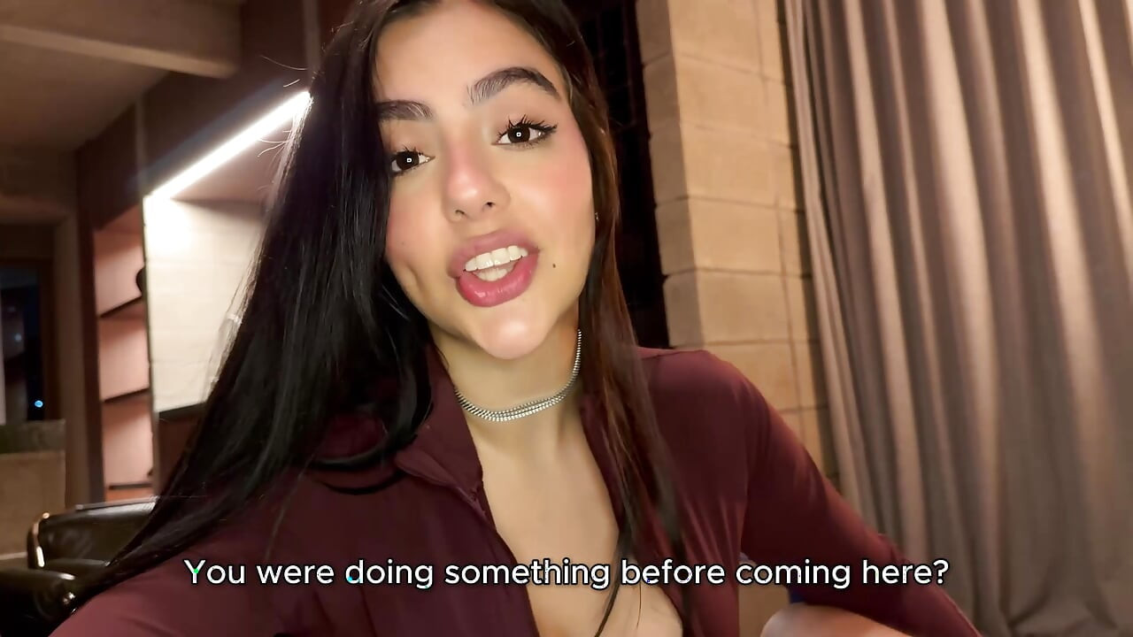 Should I get this messenger to put his big dick in me for a video? - Iris Rodriguez & Danner Mendez