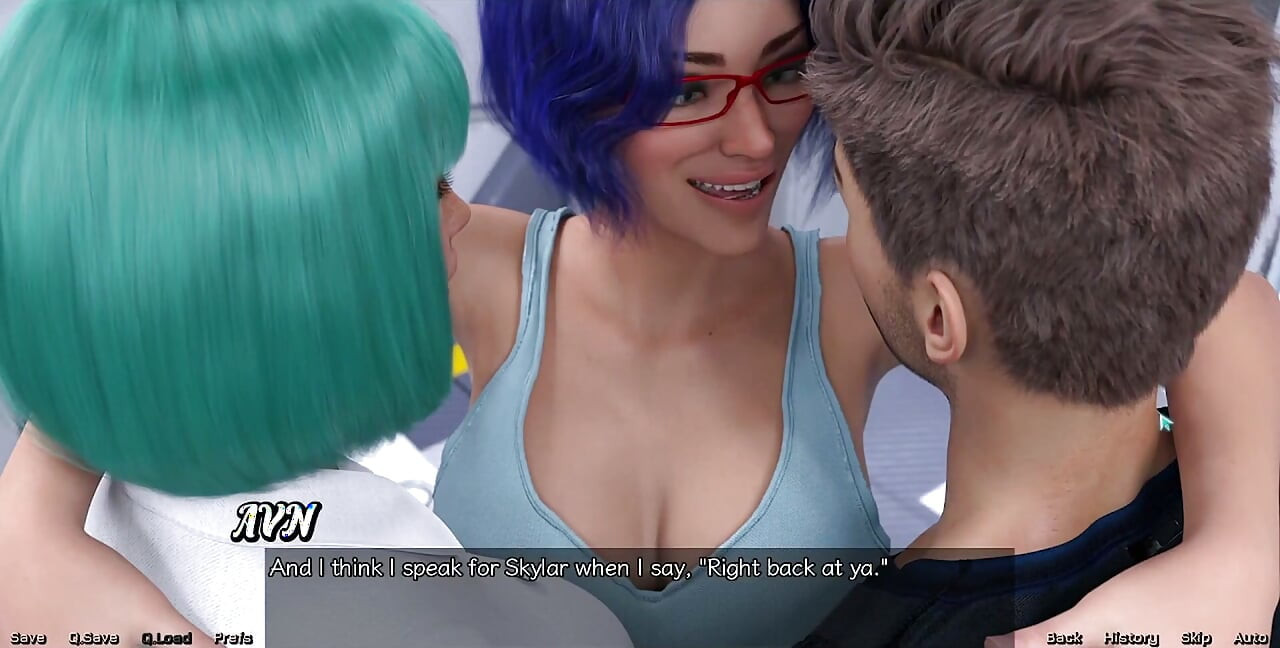 Stranded in Space - Blue Haired MILF Want Threesome with Me & Hot Busty Doctor