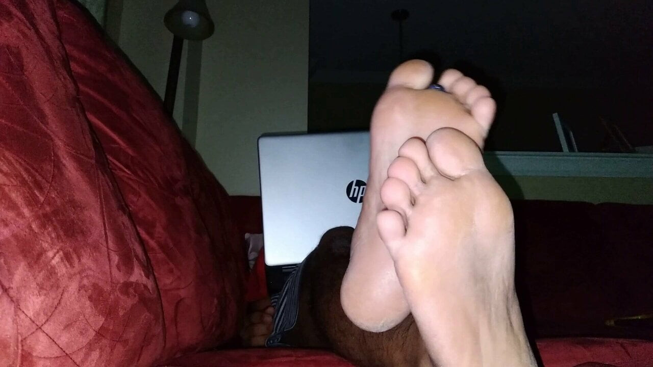 Relaxing and putting my cute feet up