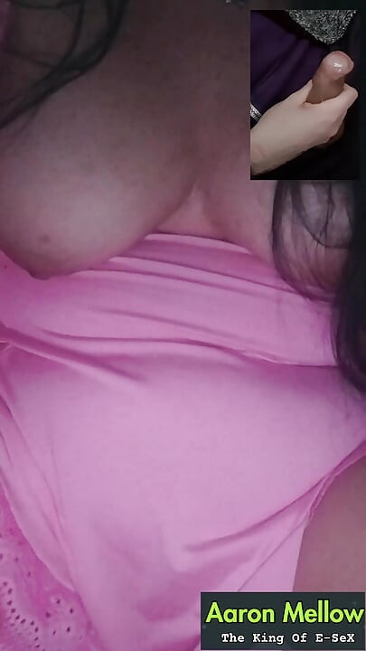 Gooning with an e-girl on Discord call rn  She's squirting & moaning for me while riding her dildo and showing off her tits