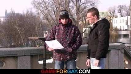 Gay dude picks up and fucks a straight guy