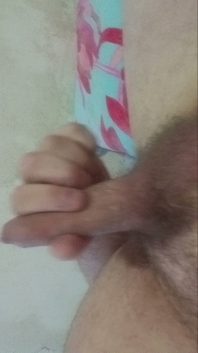 Masturbating and talking dirty