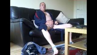 grandpa cum on webcam