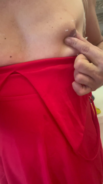 I'm using hormones, and a lot of milk is gushing from my breasts | Clip 1