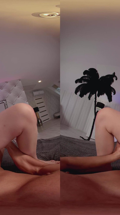 Epic moment from "18VR Molly Cute Wants You To Explore Her Back Door"