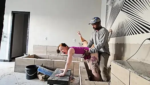 The Construction Worker Was Very Pleased When He Received a Visit From His Bosses at the Construction Site.