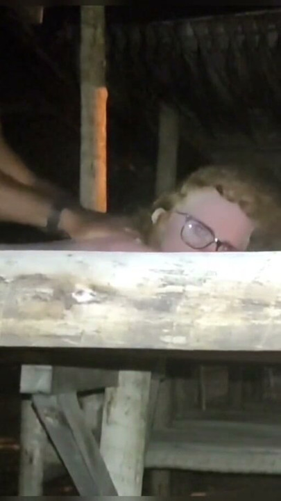 hot endowed filling my pussy with milk in the tent on the beach | Clip 2