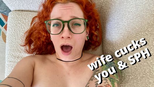 cucked: wife humiliates you while cumming on big futa cock - full video on Veggiebabyy Manyvids