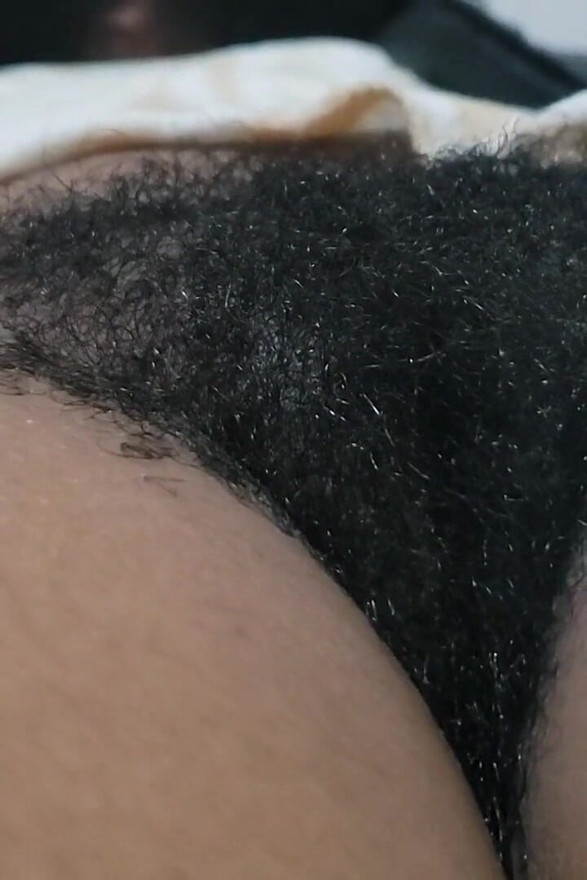 Hairy Star Shows off Her Natural Pussy in a Bold and Intimate Sensual Presence