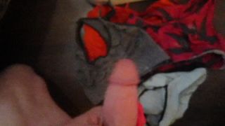 cumming on little sprots bras and panties