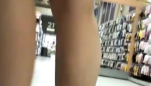 Schuhspiel in der Mall
